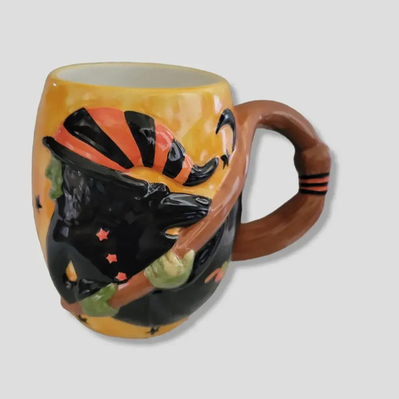 Susan Winget Certified International 3D Halloween Witch Mug – 20 Oz Ceramic - Picture 2 of 7